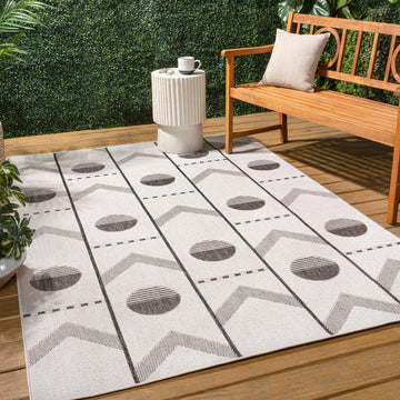 Soren Modern Geometric Indoor/Outdoor Area Rug